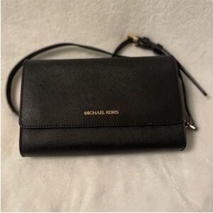 Michael Kors Crossbody Purse with Detachable Zip Pouch